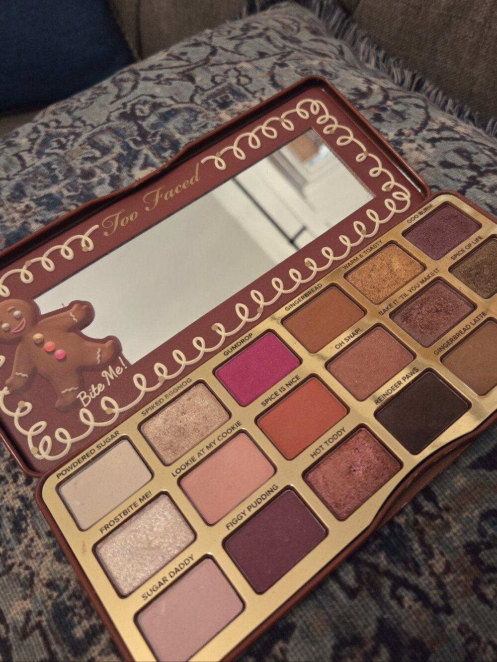Too Faced Gingerbread Spice Eyeshadow Palette XL/ 18 Shades - Mattes & Metallics